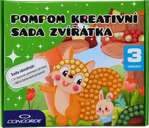 Pompom kreativní sada Zvířátka