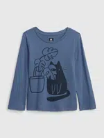 GAP Dětské tričko organic s potiskem - Holky