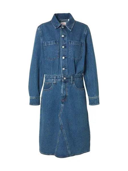 LEVI'S ® Košeľové šaty 'WESTERN'  modrá denim