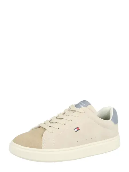 TOMMY HILFIGER Tenisky 'COOPER'  béžová / tmavobéžová / modrosivá