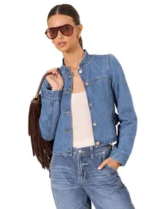 Lipsy Prechodná bunda  modrá denim