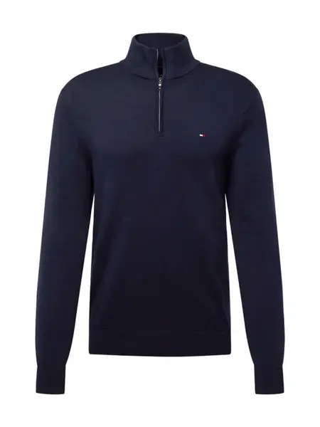 TOMMY HILFIGER Sveter 'ESSENTIAL'  tmavomodrá