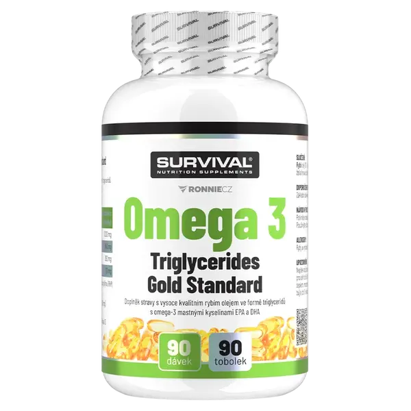 Survival Omega 3 Triglycerides Gold Standard 90 tob