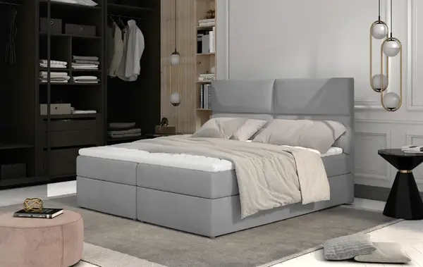 Boxspring Amber Rozměr: 180 x 200 cm, látka: Monolith 84