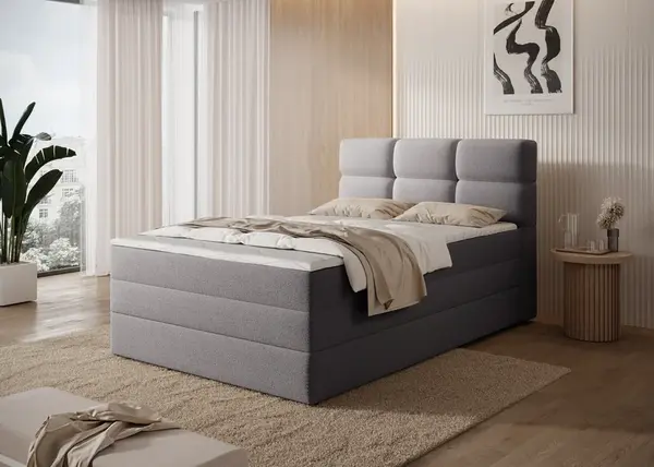 Boxspring Kasped Rozměr: 140 x 200 cm, látka: Paolli 4