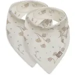 JOLLEIN Bib Bandana podbradníček Leafy Dreams 2 ks