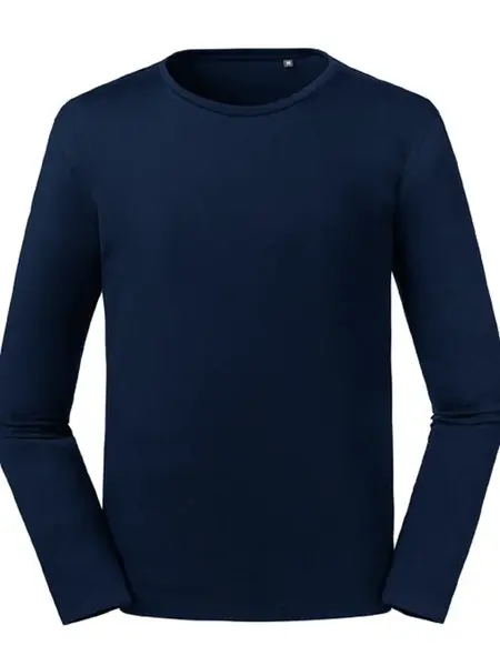 Russell Men's Pure Organic Long Sleeve T-Shirt