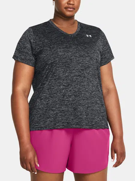 Under Armour Tričko Tech SSV- Twist&-BLK - Dámské