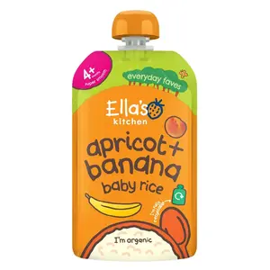 ELLA'S KITCHEN Dětská rýže banán a meruňka BIO 120 g