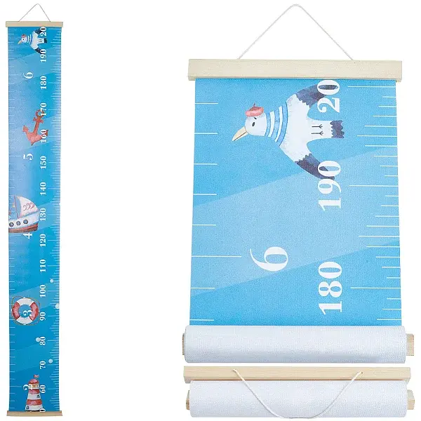 Ocean Theme Removable Height Chart for Kids