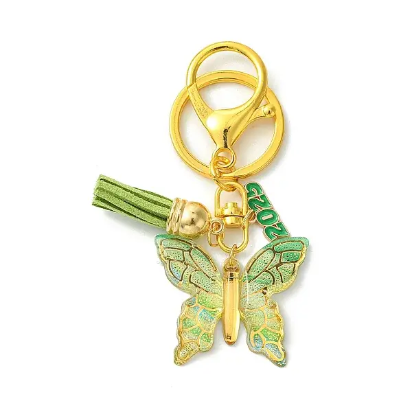 Acrylic & Alloy Enamel Keychain