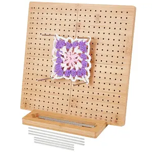 Square Wood Crochet Blocking Board