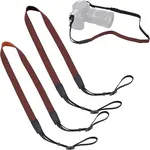 2Pcs 2 Colors Cloth & Polyester Camera Strap