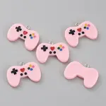 10Pcs Opaque Resin Pendants