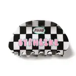 Tartan Pattern PVC Claw Hair Clips