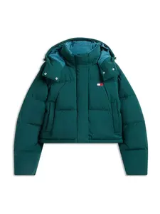 Tommy Jeans Zimná bunda 'ALASKA'  tmavozelená