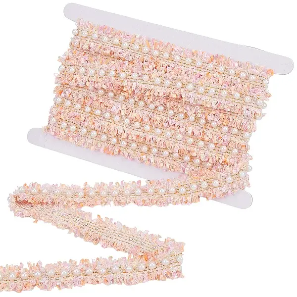 5 Yards Polyester Lace Trim Ribbon for Curtain Sofa Decoration