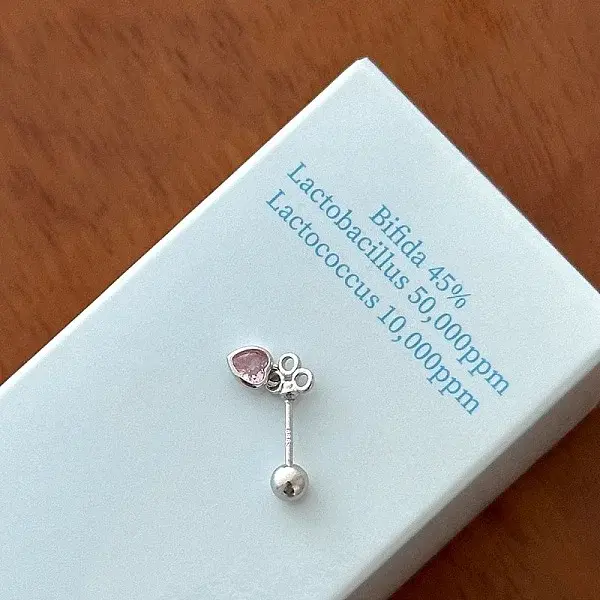 Brass Pave Pink Cubic Zirconia Cartilage Earrings