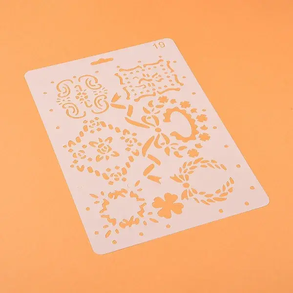 Plastic Reusable Drawing Painting Stencils Templates