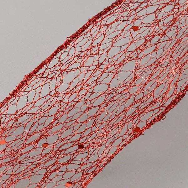 Polyester with Sequins Ribbons