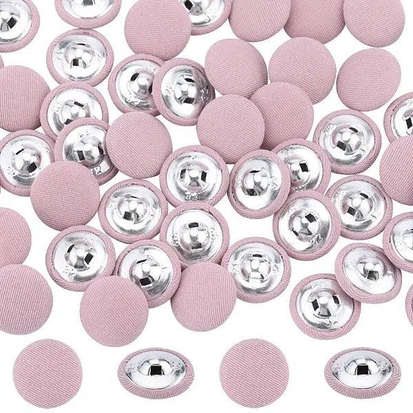 50Pcs 1-Hole Cloth Buttons