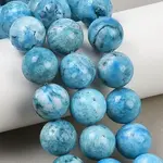 Natural Gemstone Hemimorphite Round Beads Strands