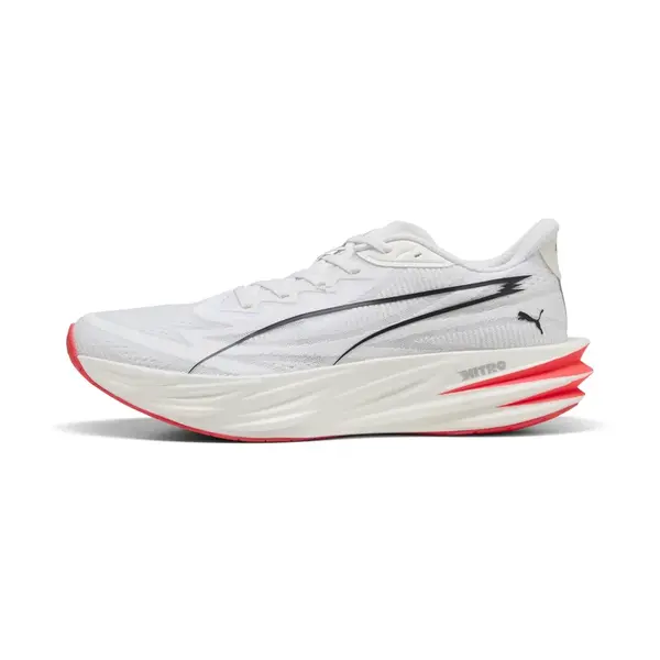 PUMA Bežecká obuv 'Deviate Pure NITRO™'  čierna / strieborná / biela