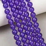 Dyed Natural White Jade Beads Strands