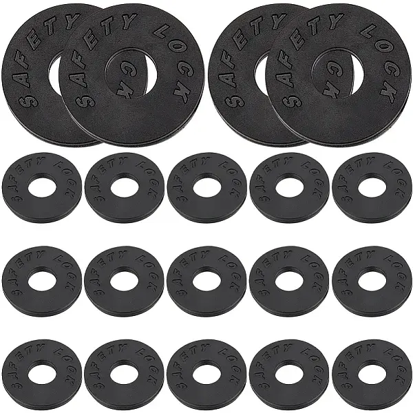 30Pcs Plastic Guitar Strap Locks