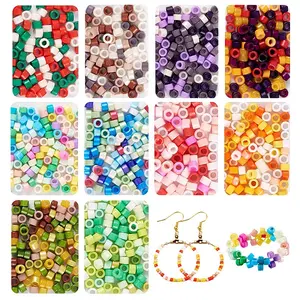 1000Pcs 10 Colors Handmade Lampwork Beads