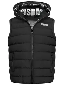 LONSDALE Vesta 'Lydford'  čierna / biela