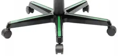 Krytky na kříž na DXRacer kovový, zelené dlouhé, FL, FH, RJ, RZ, RV, RM, RH, DH, DM, DJ, sada 5 ks