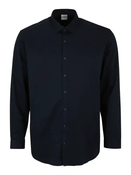 Jack & Jones Plus Košeľa 'Blacardiff'  námornícka modrá