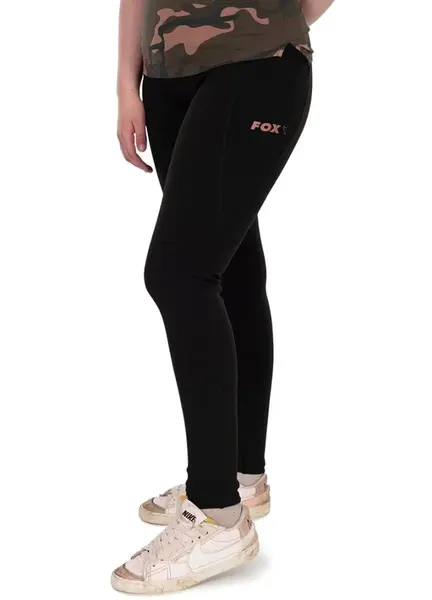 Fox legíny wc black lined leggings - s