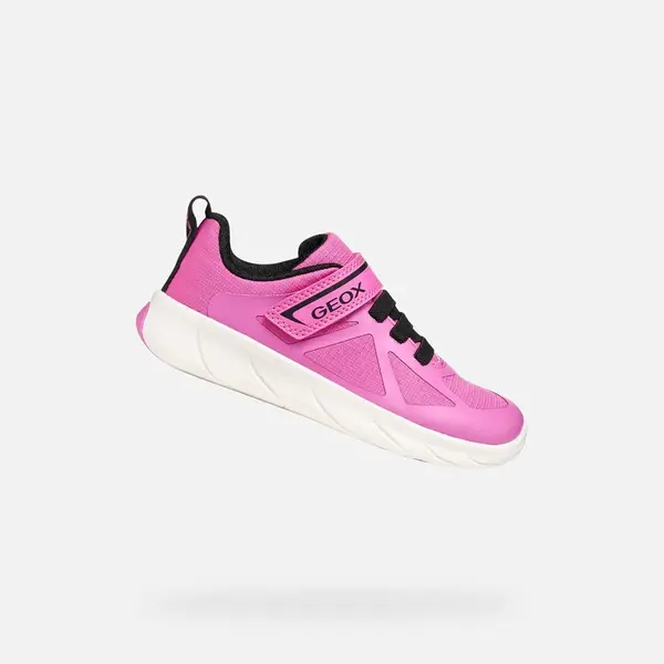 Růžové dívčí tenisky Geox Foot-run