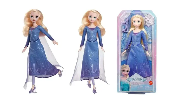 Mattel Frozen Elsa na korčuliach