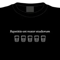 Tričko Opakování je matka moudrosti, S