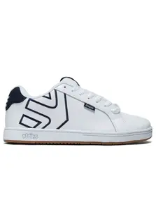 Etnies pánské boty Fader White / White / Navy | Bílá | Velikost 9,5 US
