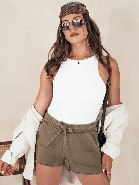 Dámské šortky CITYCHIC hnědé