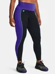 Fialovo-černé sportovní legíny Under Armour Pjt Rck LG Clrblck Ankl Lg