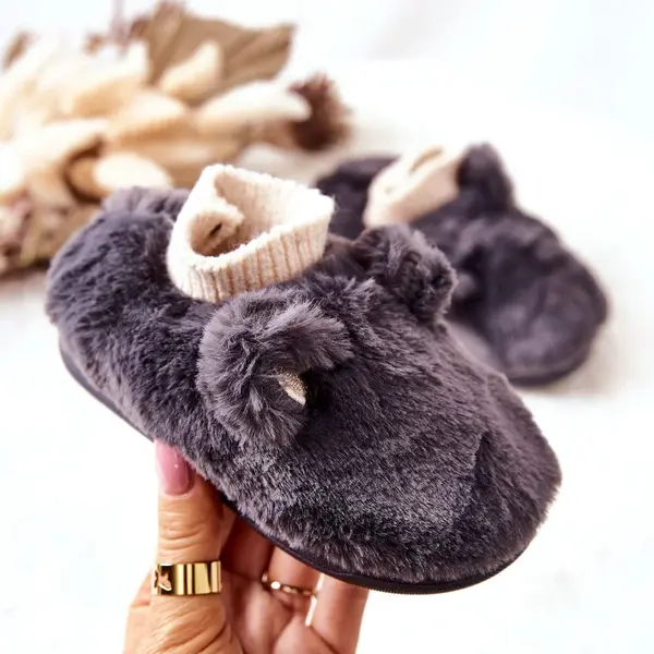 Boto Teplý fleece se švy Tmavě šedá Dessi