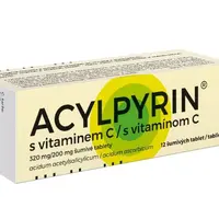 Acylpyrin s vitaminem C 320 mg/200 mg 12 šumivých tablet