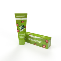 Herbadent Kids Bylinná zubní pasta jablko 75 g