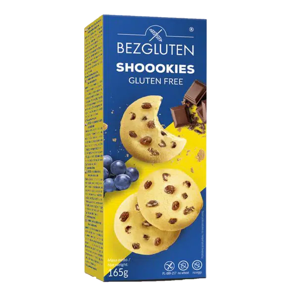 BEZGLUTEN SHOOOKIES sušenky bez lepku 165 g