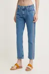 Džíny Pepe Jeans STRAIGHT JEANS MW CRAFT dámské, high waist, PL204719