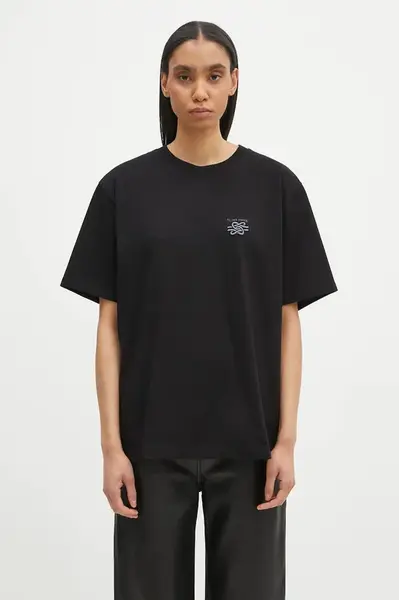 Bavlněné tričko Filling Pieces černá barva, 74499861861