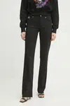 Džíny Versace Jeans Couture dámské, černá barva, 78HAB5A8 N0507