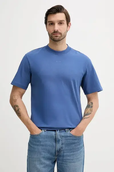 Bavlněné tričko HUGO Dapolino