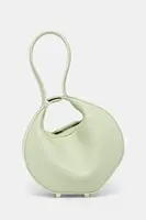 Kožená kabelka Patrizia Pepe béžová barva, 8B0074 L047