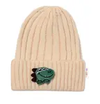 Baby Nellys Dětská zimní čepice Dino - ecru, vel. 48-54 cm